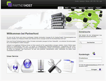 Tablet Screenshot of partnerhost.com